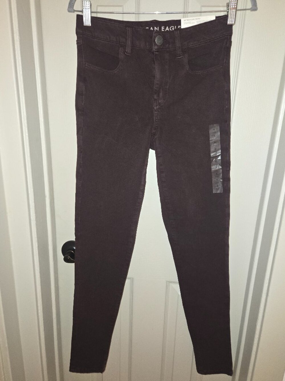 AE 360 Ne(X)t Level High-Waisted Jegging Red/Brown Color sz 4 Long